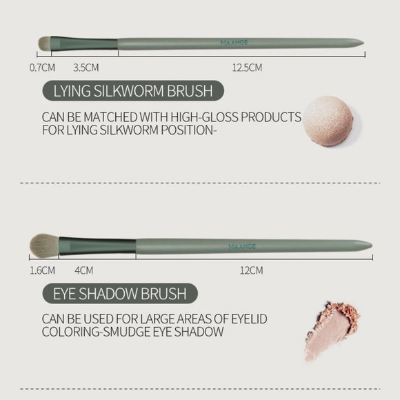 13Pcs Makeup Brush Set & Bag Portable Beauty Tool - Picture 10 of 13